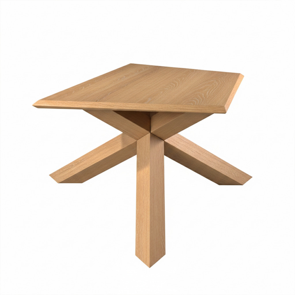 Table d'appoint « Diamant » en chêne